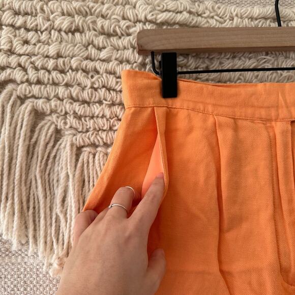 Ashley Park x RTR Orange Tailored Shorts - Picture 2 of 6